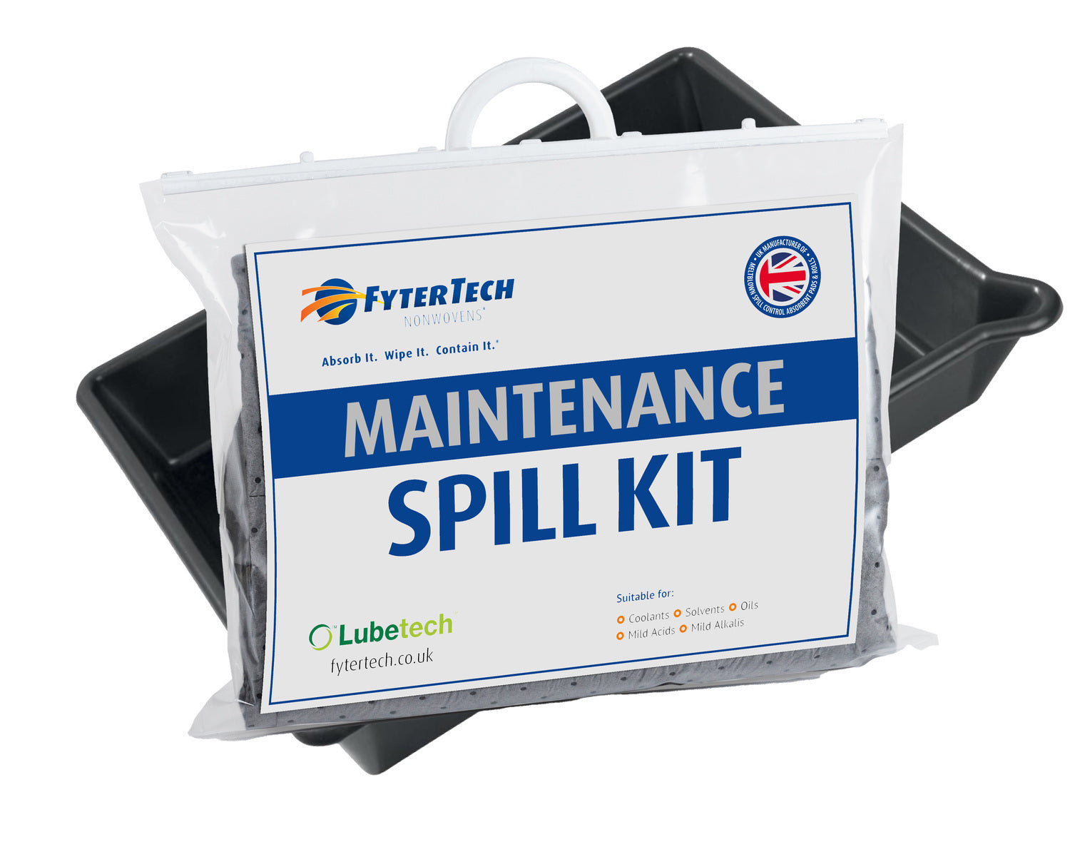 20L alhliða uppsogssett c/w lekabakki – FyterTech 17-1020DT – mynd 2