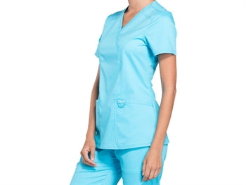 CHEROKEE MOCK WRAP TOP REVOLUTION - kona L - túrkís - 18292