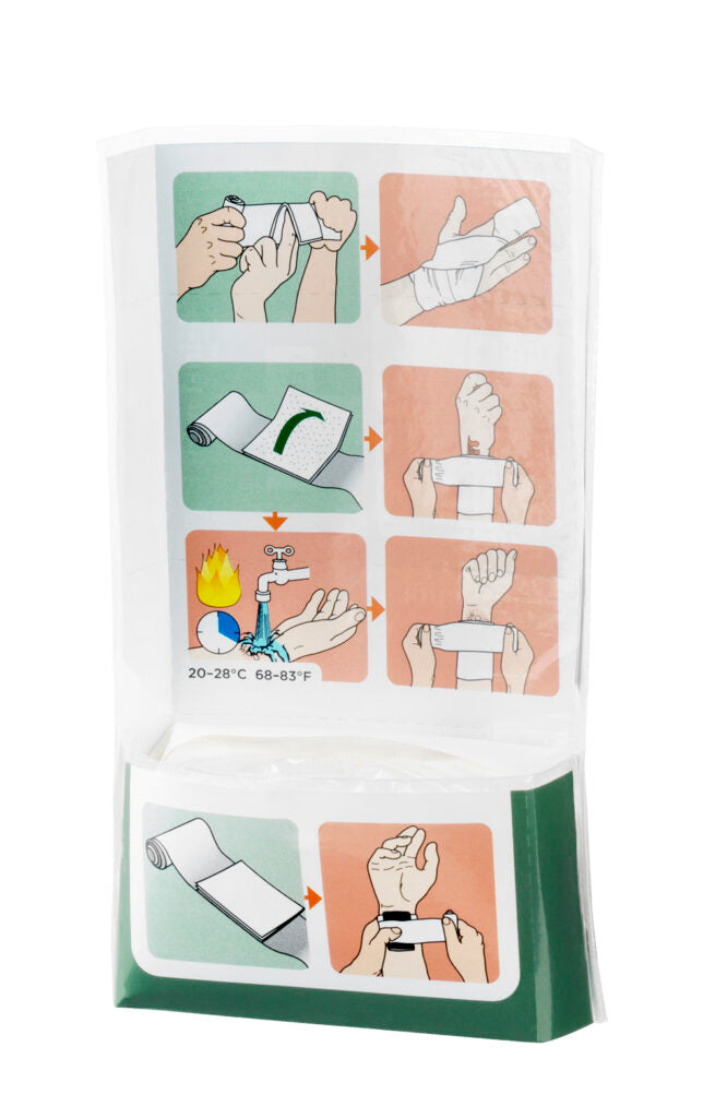 Cederroth 4-in-1 mini blóðstöðvunarumbúðir – fyrir fingur og tær