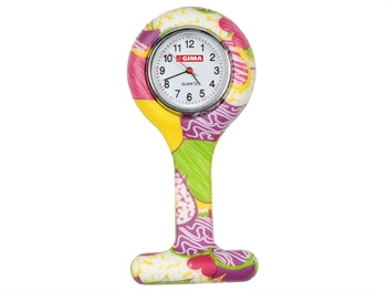 SILICONE NURSE WATCH - hringlótt - lappir - 20421