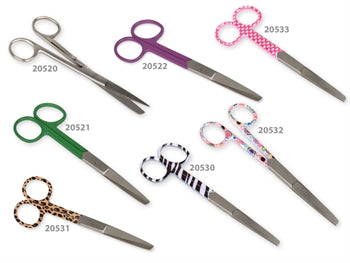 S/S beint skæri með belti - blunt/sharp - 14 cm - 20520