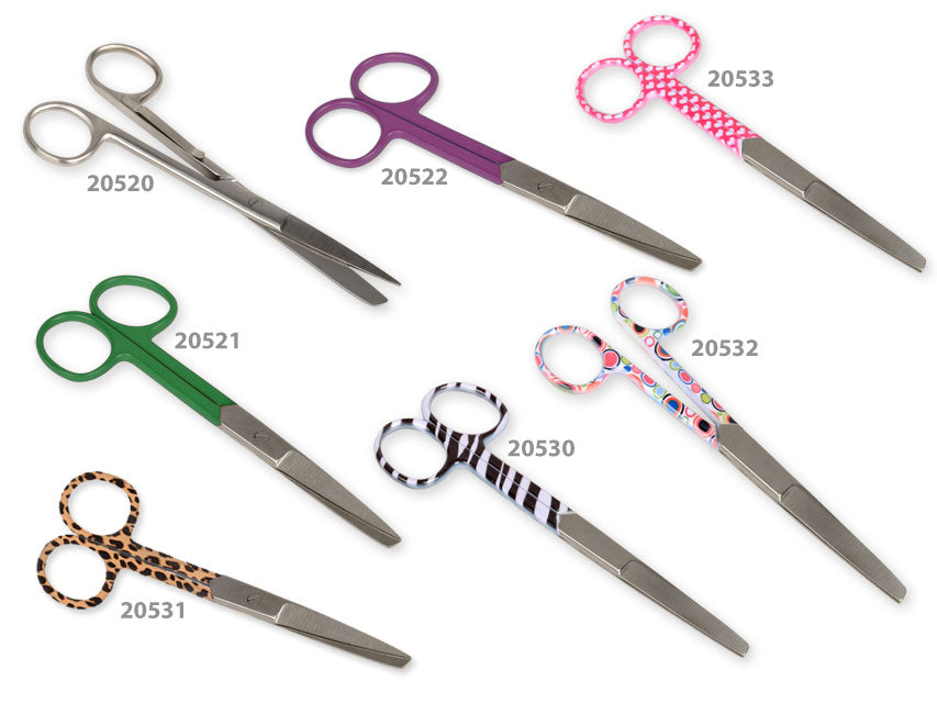 S/S beint skæri með belti - blunt/sharp - 14 cm – mynd 2