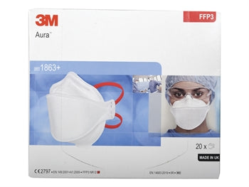 3M AURA 1863+ FFP3 ÖNDUNARTÆKI IIR - 20716