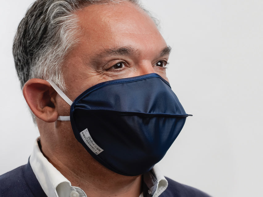 MYCROCLEAN fyrir fullorðna endurnýtanlegt skurðgríma – BFE 99.8% – blár-blár – mynd 3