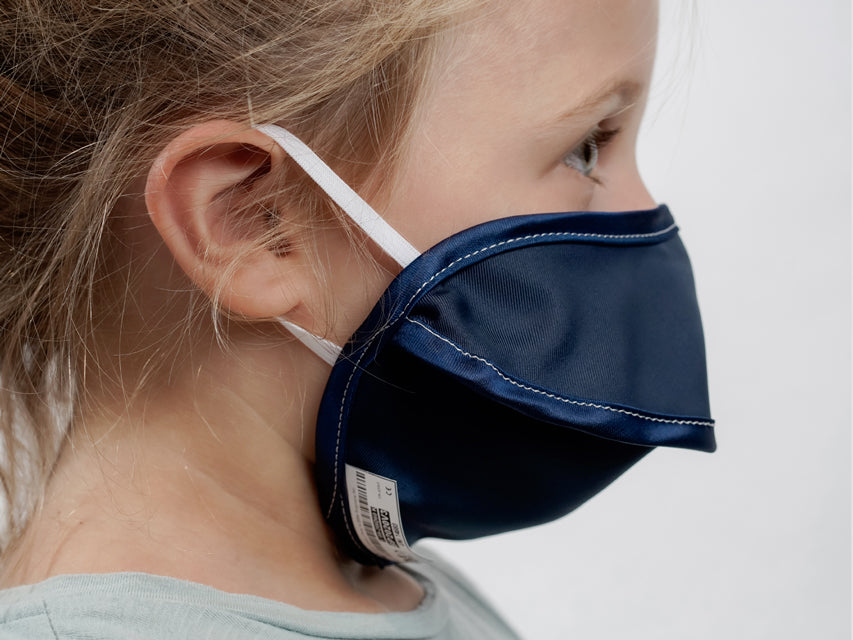 MYCROCLEAN barn endurnotalegur skurðmaski - BFE 99.8% - blár-blár – mynd 3