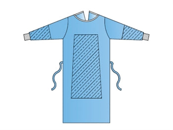 STYRKJAR SKURÐLÆKNISJAKKI 35 g/m2 135 cm - stærð XL - sótthreinsaður - 21016