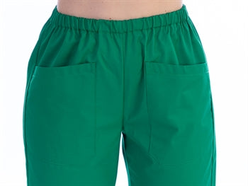 LÆKNINGA buxur - bómull/pólýester - unisex Sérstaklega stór (XL) græn - 21505