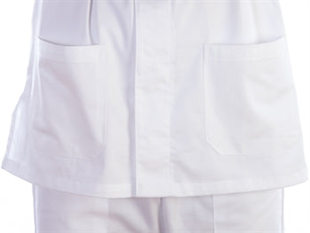 JAKKI MEÐ RÁÐ - bómull/pólýester - unisex Miðlungs (M) hvítur - 21603