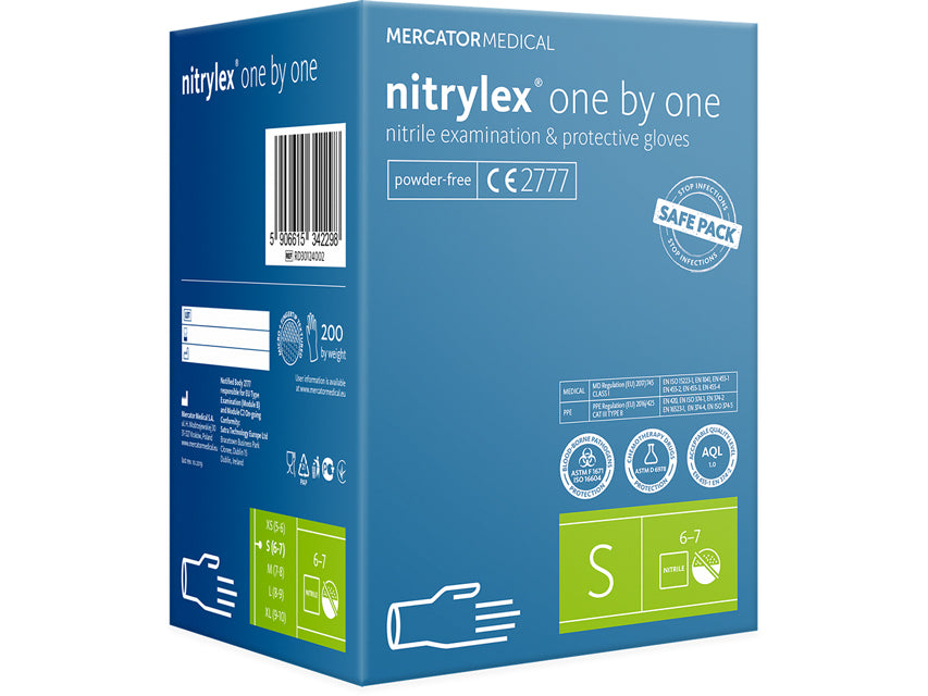 NITRYLEX CLASSIC ONE BY ONE NITRILE HANSKAR - lítill
