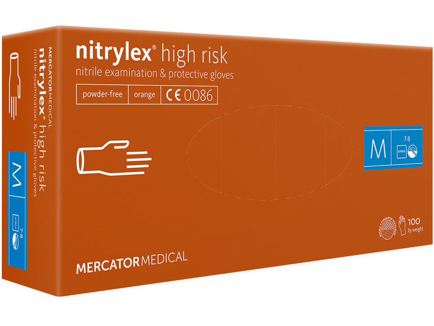 NITRYLEX ORANGE NITRÍL HANSKAR - miðlungs