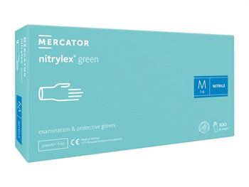 NITRYLEX dökkgrænar NITRÍL HANSKAR - miðlungs - 21827