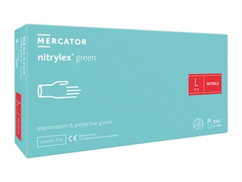 NITRYLEX dökkgrænar NITRÍL HANSKAR - stór - 21828
