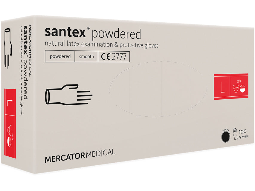 SANTEX LATEX HANSKAR - DUFTUÐ - stór