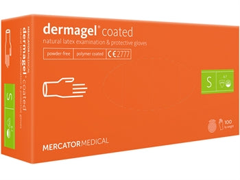 DERMAGEL LATEX HANSKAR - án dufts - lítill - 21856