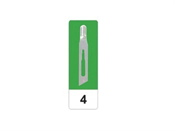 GIMA KARBÓN STÁL GOUCHE BLÖÐ N. 4 - sótthreinsaður - 22504
