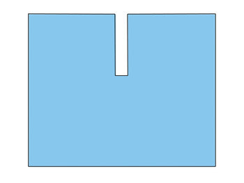 DREIFING 200x240 cm með límdu U-formi - sótthreinsaður - 23652