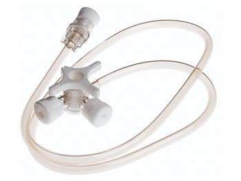 BD CONNECTA ÞRÍFALDUR STOPPAR MEÐ FRAMLENGINGARRÖR 50 cm - 394951 - 23856