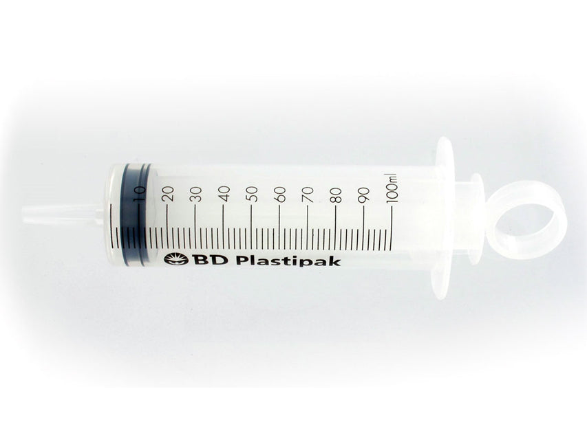 BD Plastipak sprautur án nálar - 100 ml æðaleggur Cone