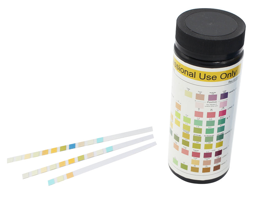 VISUAL URINALYSIS STRIPS 10 PARAMETERS – Faglegur strips