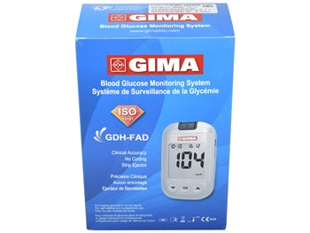 GIMA GLÚKÓSA MÆLIR mg/dL með lancet tæki - GB,IT,SE,FI - 24108
