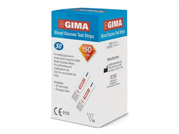 GLÚKÓSASTRIMLAR fyrir Gima Glucose Monitor GB,FR,IT,ES,DE,LT - 119