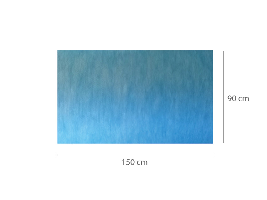 Ógagnsæ, frásogandi, fyrirklippt mottur 90x150 cm