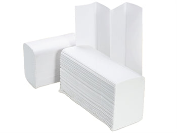 W-FOLD HAND TOWELS - 2 lög - pakki af 124 - 5206