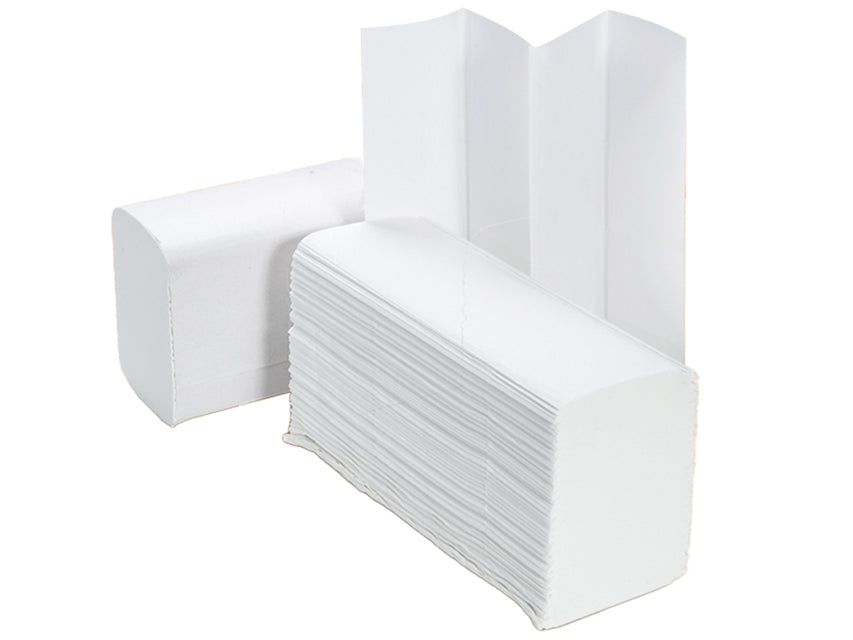 W-FOLD handklæði - 2 lög - pakki af 124