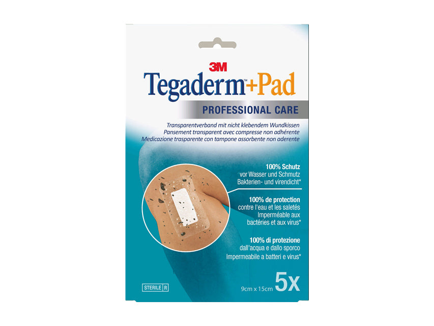 3M Tegaderm + Pad sáraumbúðir 9x15 cm – 3589NP – 5 stk.