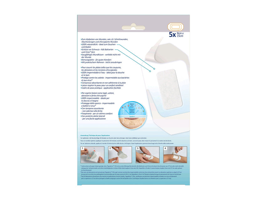 3M Tegaderm + Pad sáraumbúðir 9x15 cm – 3589NP – 5 stk.
