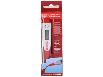 FLEXI DIGITAL THERMOMETER °C - std. Box flexible tip, water-proof - 25563