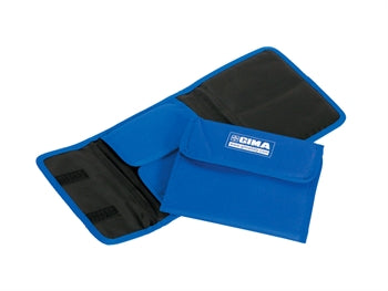 GLERFLÖSKU TASKA - blár cordura - 5742