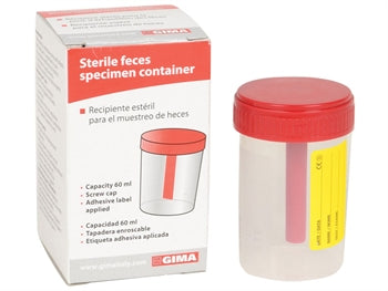 HREININGARBEHOLDARI 60 ml í einstaklingskassa - sótthreinsaður - 25997