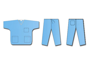 NON WOVEN UNIFORM COAT + PANTS - S - 26076