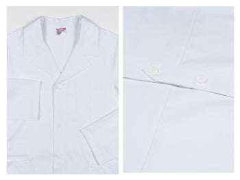 WHITE COAT - cotton - men size 52 - 26104