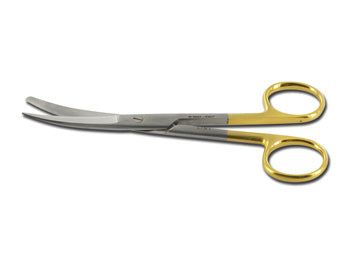 GOLD skurðarsaxar bogadregnar blunt/sharp - 14.5 cm - 6503