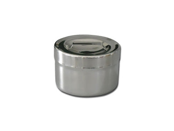 S/S SÁTTUR GLERI 0.5 l með loki - þverm. 106x66 mm - 6623