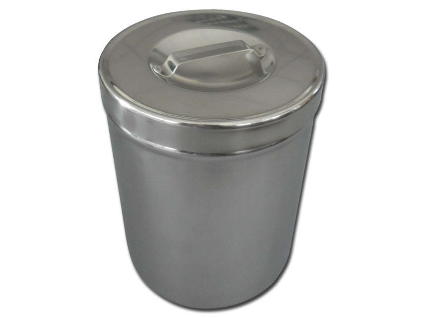 Úr ryðfríu stáli sáraumbúðir JAR 2 l með lid – þvermál127x162 mm