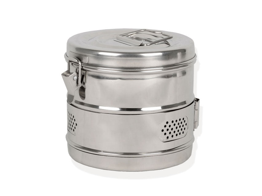 Ryðfrítt stál tromla 150xh150 mm