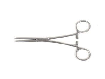 KLEMMER FORCEPS - beygður - 16 cm - 6835