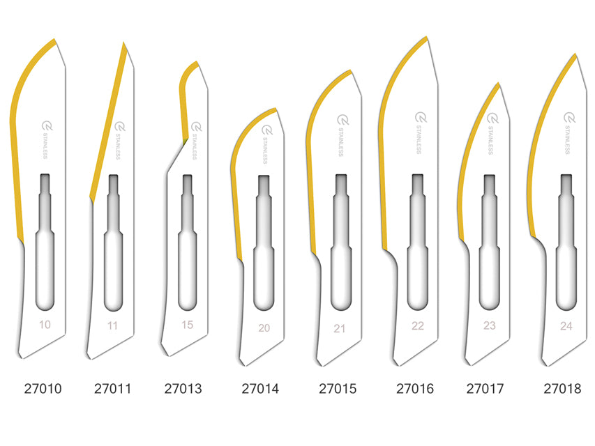 DIAMANTINE ryðfrítt stál BLADES nr. 21 – sterílt – mynd 2