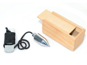 PLUMBING WEIGHT with wooden case - 27355
