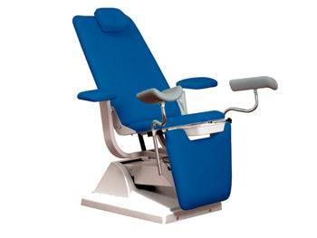 GYNEX BED CHAIR með rúlluhaldara - blár - 27523