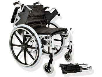 DELUXE WHEELCHAIR - Aluminium - 27717