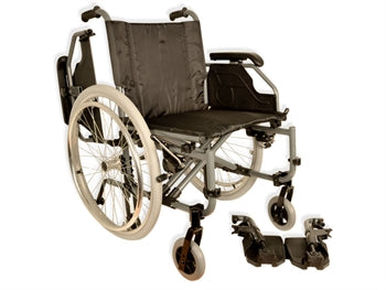 KING ALUMINIUM FOLDING WHEELCHAIR - 27720