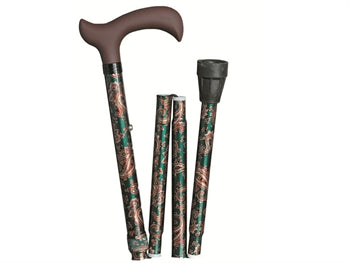 FOLDABLE ALUMINIUM STICK - cashmere fantasy - 27783