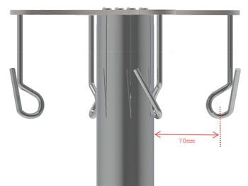 NÝR HYPODERMOCLYSIS STANDUR 28 kg burðargeta - 27857