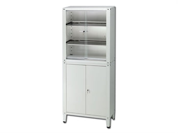 VALUE CABINET - 4 hurðir - härðað gler - 7902
