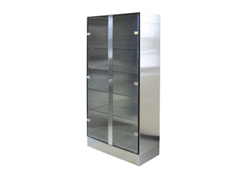 GLASS-INOX SKÁPUR - 7918