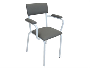 STÓLL - dýfð sæti með armpúðum - grár - 7933